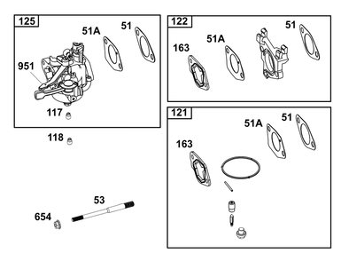 Part Location Diagram of 593102 Briggs and Stratton Lever-choke